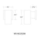 WAC Lighting - Cubix LED Single Up or Down Indoor/Outdoor Wall Light - Lights Canada