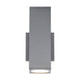 WAC Lighting - Cubix LED Double Up and Down Indoor/Outdoor Wall Light - Lights Canada