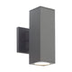 WAC Lighting - Cubix LED Double Up and Down Indoor/Outdoor Wall Light - Lights Canada