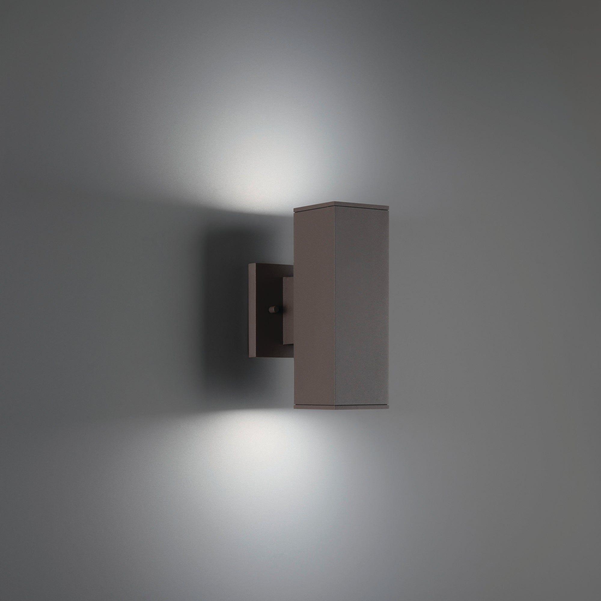 WAC Lighting - Cubix LED Double Up and Down Indoor/Outdoor Wall Light - Lights Canada