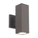 WAC Lighting - Cubix LED Double Up and Down Indoor/Outdoor Wall Light - Lights Canada