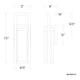 Modern Forms - Revere 15" LED Indoor/Outdoor Wall Lantern - Lights Canada