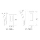 Modern Forms - Dawn 23" LED Indoor/Outdoor Wall Light - Lights Canada