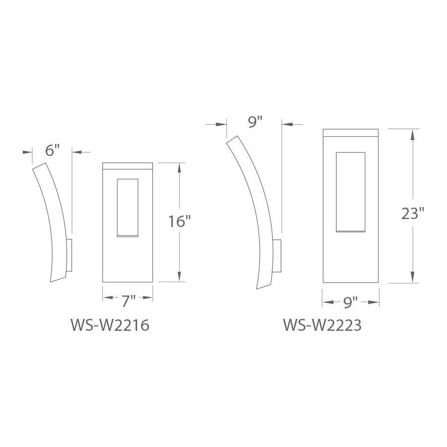 Modern Forms - Dawn 23" LED Indoor/Outdoor Wall Light - Lights Canada