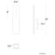 Modern Forms - Aegis 20" LED Outdoor Wall Light - Lights Canada