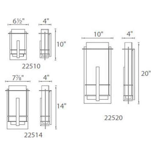 Modern Forms - Kyoto 14" LED Indoor/Outdoor Wall Light - Lights Canada