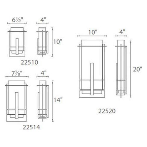 Modern Forms - Kyoto 20" LED Indoor/Outdoor Wall Light - Lights Canada