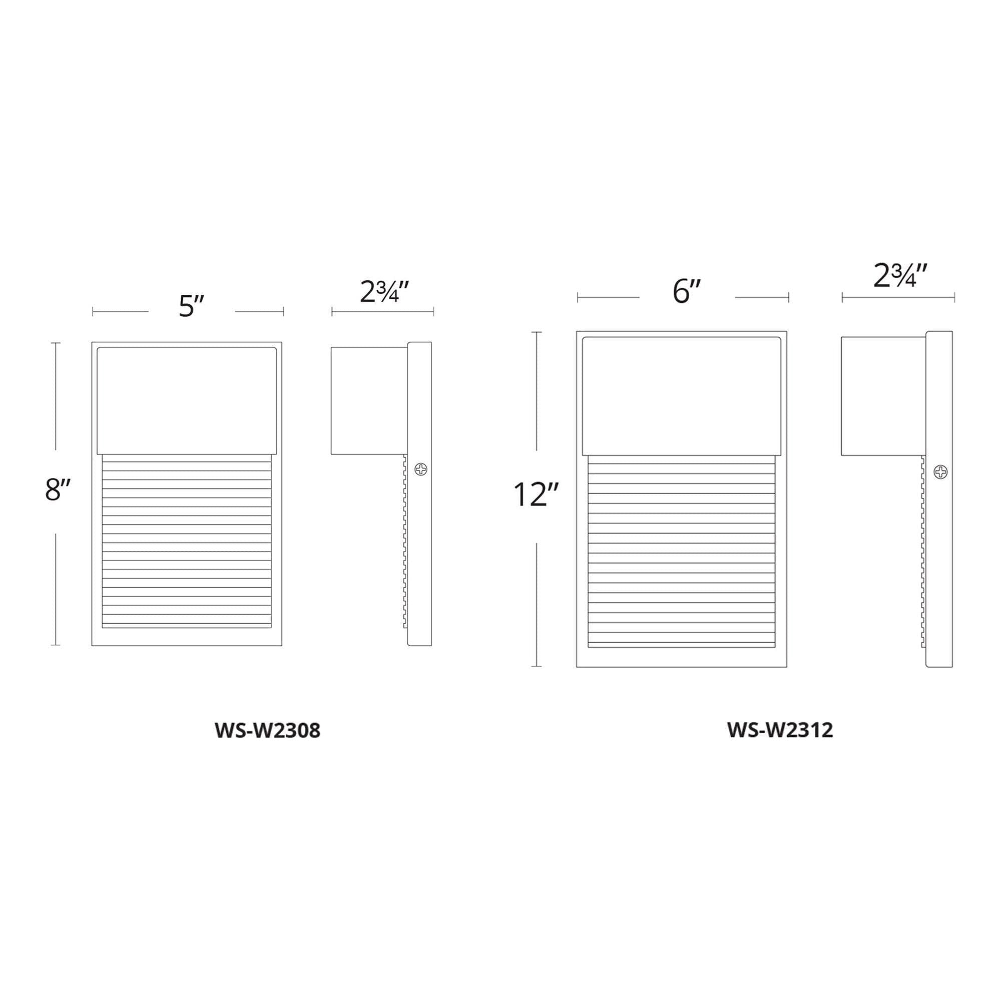 Modern Forms - Hiline 8" LED Indoor/Outdoor Wall Light - Lights Canada