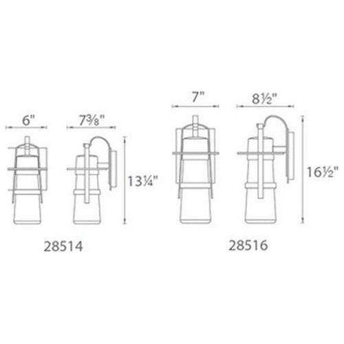 Modern Forms - Balthus 14" LED Indoor/Outdoor Wall Light - Lights Canada