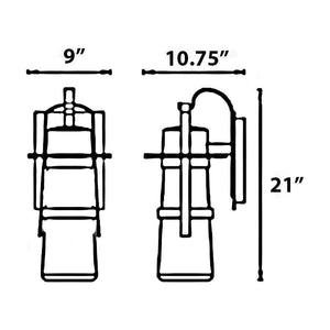 Modern Forms - Balthus 21" LED Indoor/Outdoor Wall Light - Lights Canada