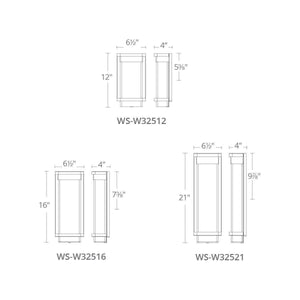 Modern Forms - Vitrine 21" LED Indoor/Outdoor Wall Light - Lights Canada