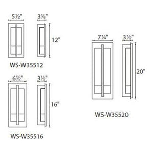 Modern Forms - Omni 16" LED Indoor/Outdoor Wall Light - Lights Canada