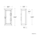 dweLED - Eliot 14" LED Indoor/Outdoor Wall Light - Lights Canada