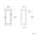 dweLED - Eliot 14" LED Indoor/Outdoor Wall Light - Lights Canada