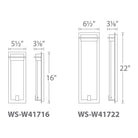 dweLED - Spa 22" LED Indoor/Outdoor Wall Light - Lights Canada
