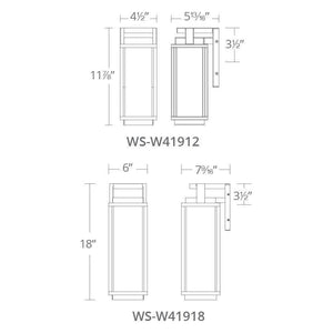 Modern Forms - Two if By Sea 18" Indoor/Outdoor Wall Light - Lights Canada