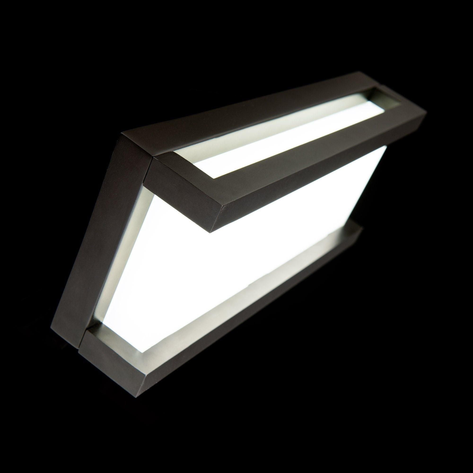 dweLED - Axel 14" LED Indoor/Outdoor Wall Light - Lights Canada