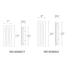 Modern Forms - Shadow 17" LED Indoor/Outdoor Wall Light - Lights Canada