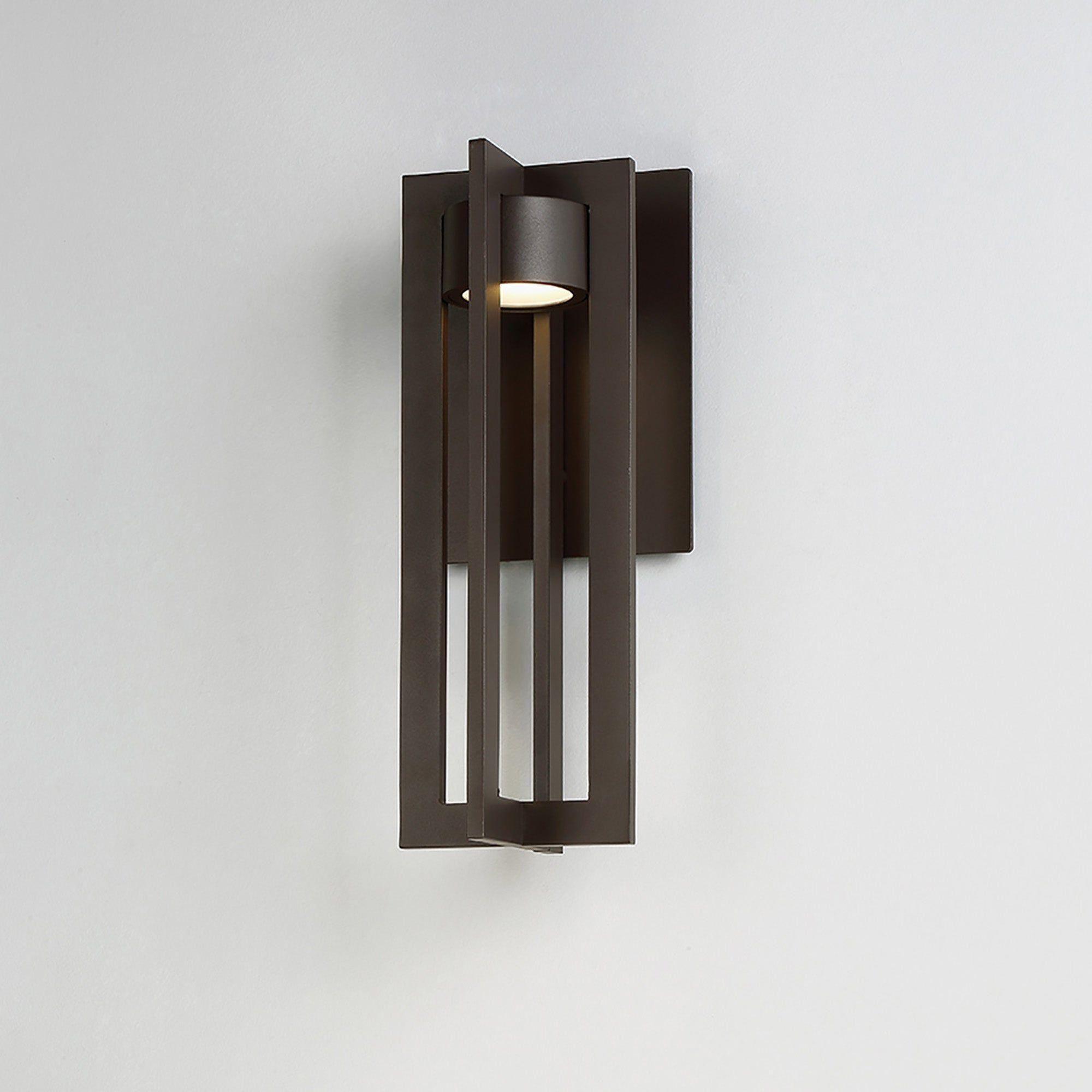 dweLED - Chamber 15.8" LED Indoor/Outdoor Wall Light - Lights Canada