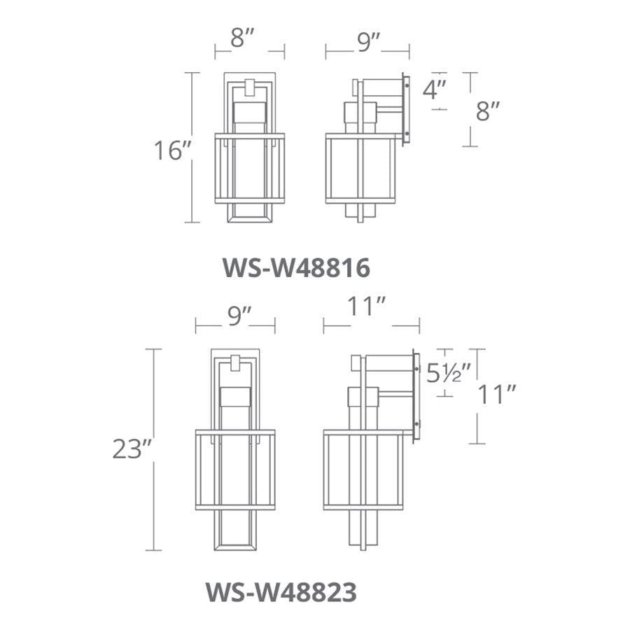 Modern Forms - Logic 23" LED Indoor/Outdoor Wall Light - Lights Canada