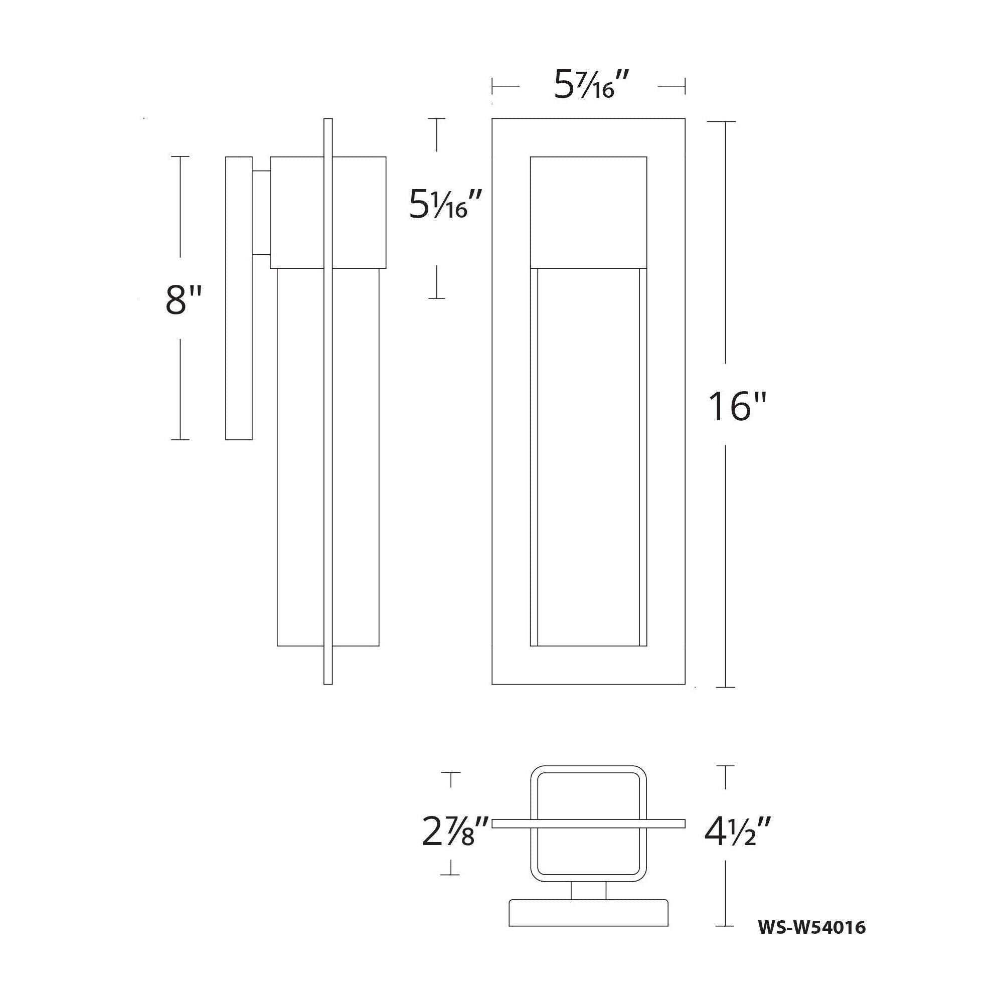 Modern Forms - Mist 16" LED Indoor/Outdoor Wall Light - Lights Canada