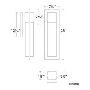 Modern Forms - Mist 25" LED Indoor/Outdoor Wall Light - Lights Canada