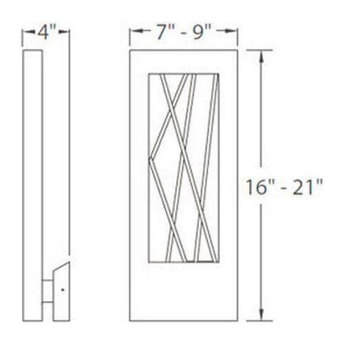 Modern Forms - Twilight 16" LED Indoor/Outdoor Wall Light - Lights Canada