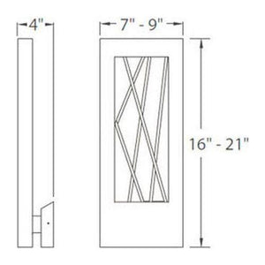 Modern Forms - Twilight 21" LED Indoor/Outdoor Wall Light - Lights Canada