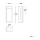 Modern Forms - Elyse 12" LED Indoor/Outdoor Wall Light - Lights Canada