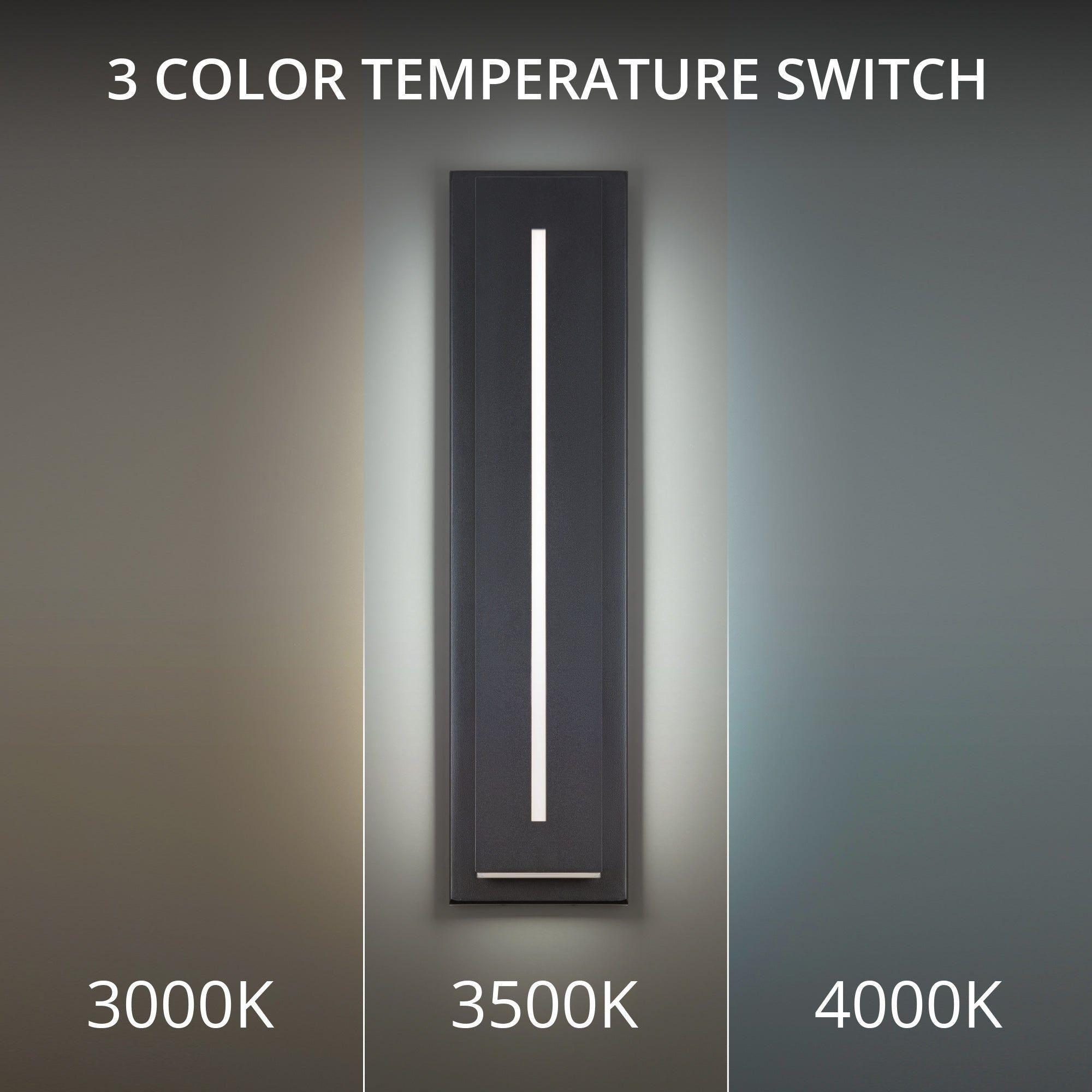 Modern Forms - Midnight 26" LED Indoor/Outdoor Wall Light 3-CCT - Lights Canada