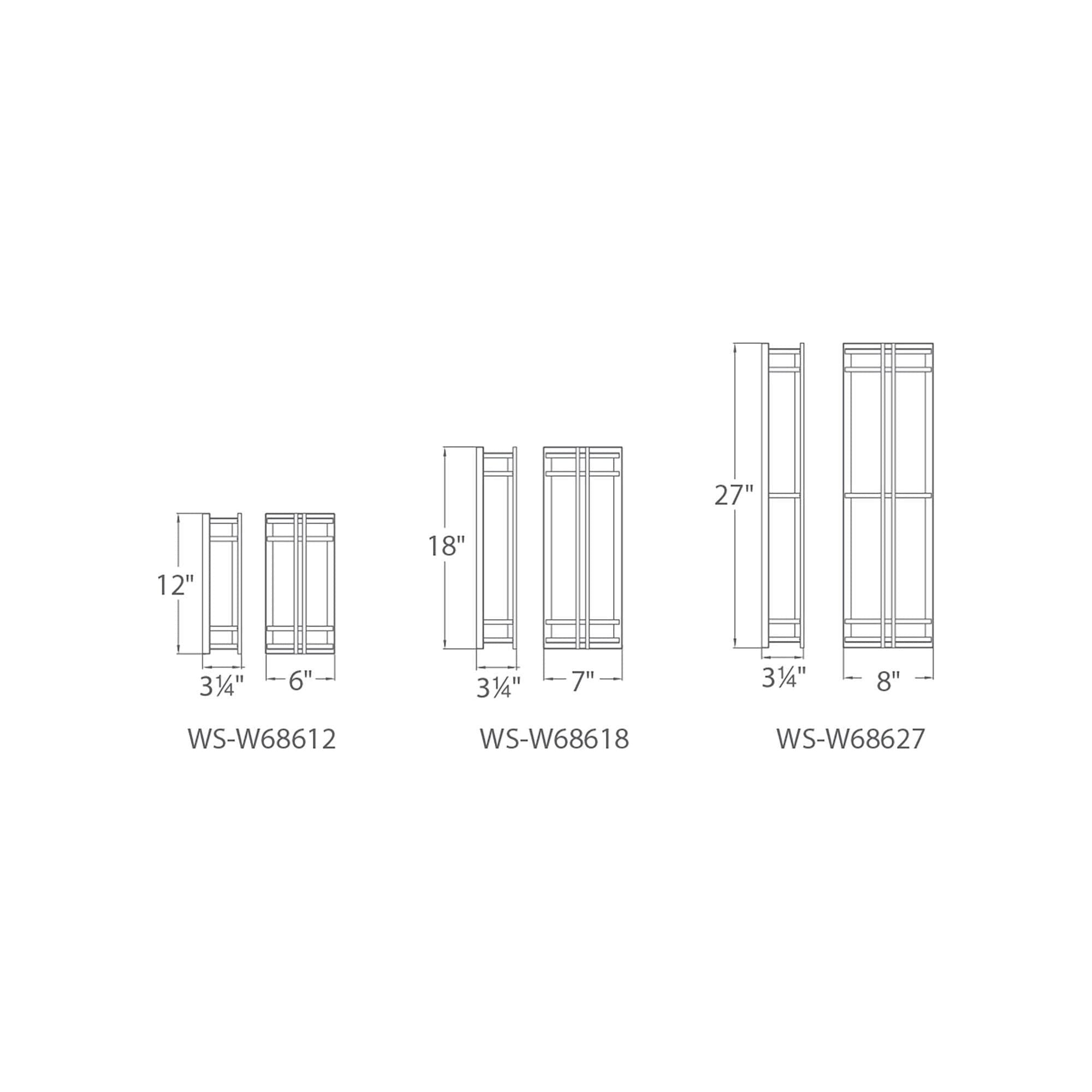 Modern Forms - Skyscraper 12" LED Indoor/Outdoor Wall Light - Lights Canada