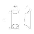 Modern Forms - Mega LED Indoor/Outdoor Wall Light - Lights Canada