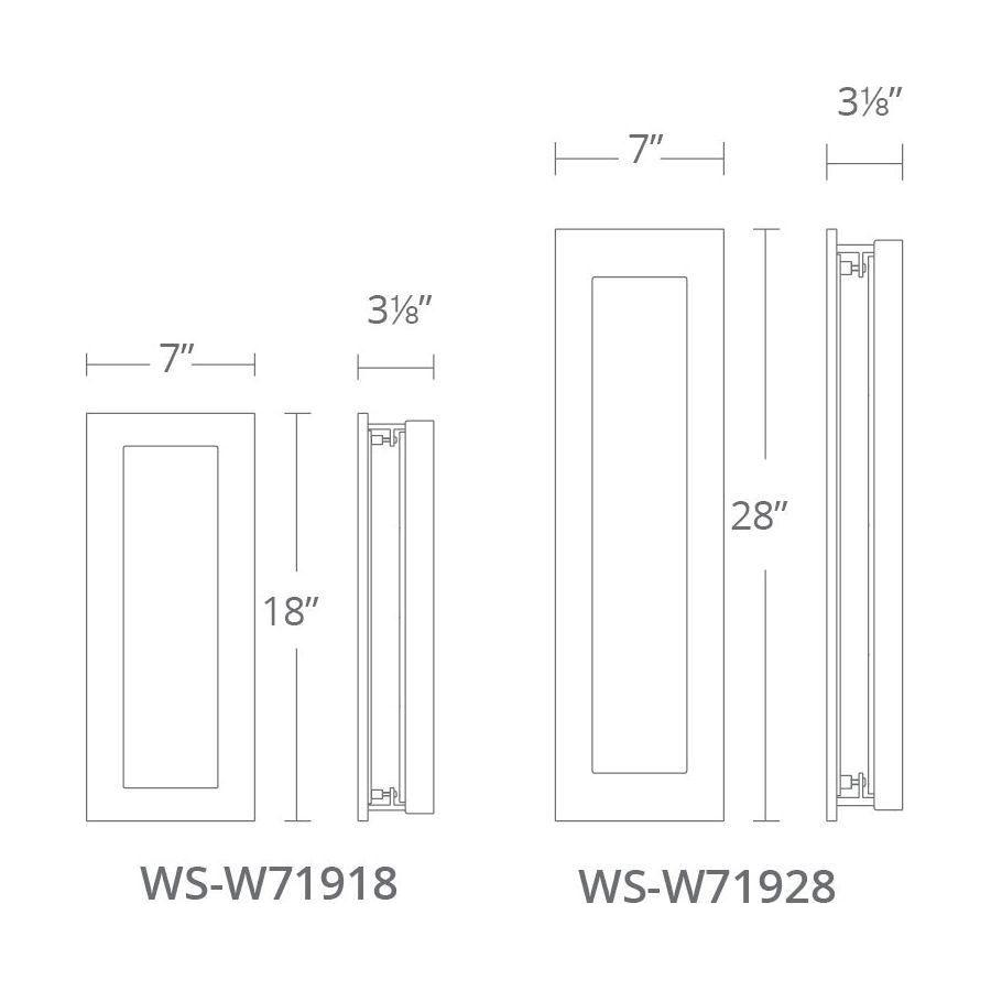 Modern Forms - Frost 18" LED Indoor/Outdoor Wall Light - Lights Canada