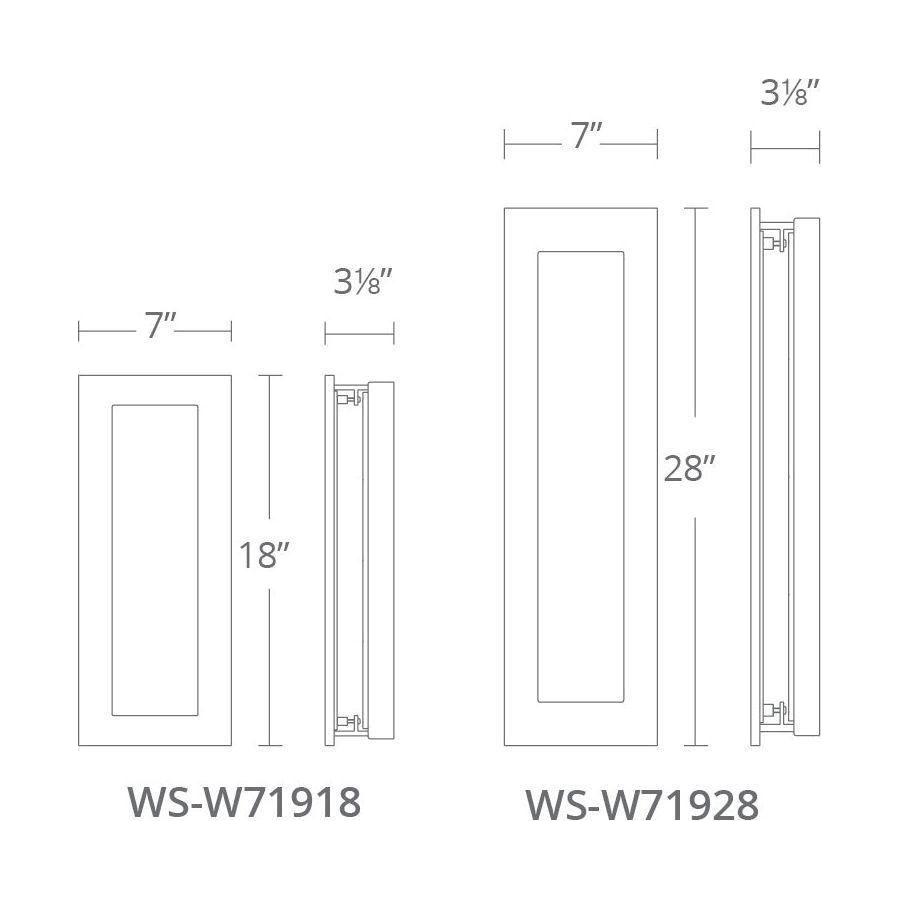 Modern Forms - Frost 18" LED Indoor/Outdoor Wall Light - Lights Canada