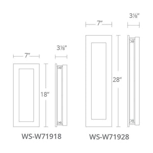 Modern Forms - Frost 18" LED Indoor/Outdoor Wall Light - Lights Canada