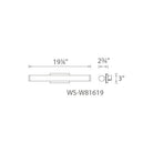 Modern Forms - Sabre 19" LED Bathroom Vanity or Wall Light - Lights Canada