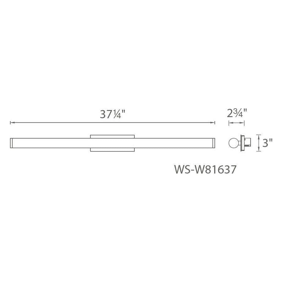 Modern Forms - Sabre 37" LED Bathroom Vanity or Wall Light - Lights Canada