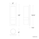 Modern Forms - Beacon 18" LED Outdoor Wall Light - Lights Canada
