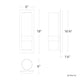 Modern Forms - Beacon 18" LED Outdoor Wall Light - Lights Canada