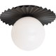 Matteo - Modern Ruff 8" 1-Light Wall Sconce - Lights Canada