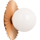 Matteo - Modern Ruff 8" 1-Light Wall Sconce - Lights Canada