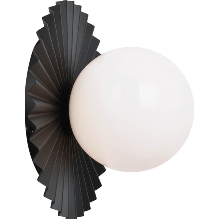 Matteo - Modern Ruff 11" 1-Light Wall Sconce - Lights Canada