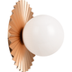 Matteo - Modern Ruff 11" 1-Light Wall Sconce - Lights Canada