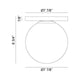 Matteo - Cosmo 8" 1-Light Wall Sconce - Lights Canada