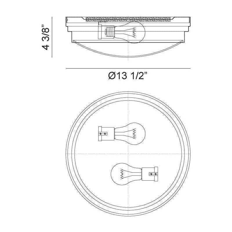 Matteo - Fresh Colonial Flush Mount - Lights Canada