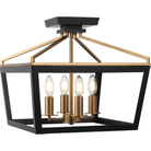 Matteo - Mavonshire 1-Light Semi Flush Mount - Lights Canada