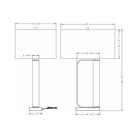 Flow Decor - Abby Table Lamp - Lights Canada