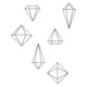 Umbra - Prisma Wall Decor (Set of 6) - Lights Canada