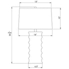 Flow Decor - Antonio Table Lamp - Lights Canada