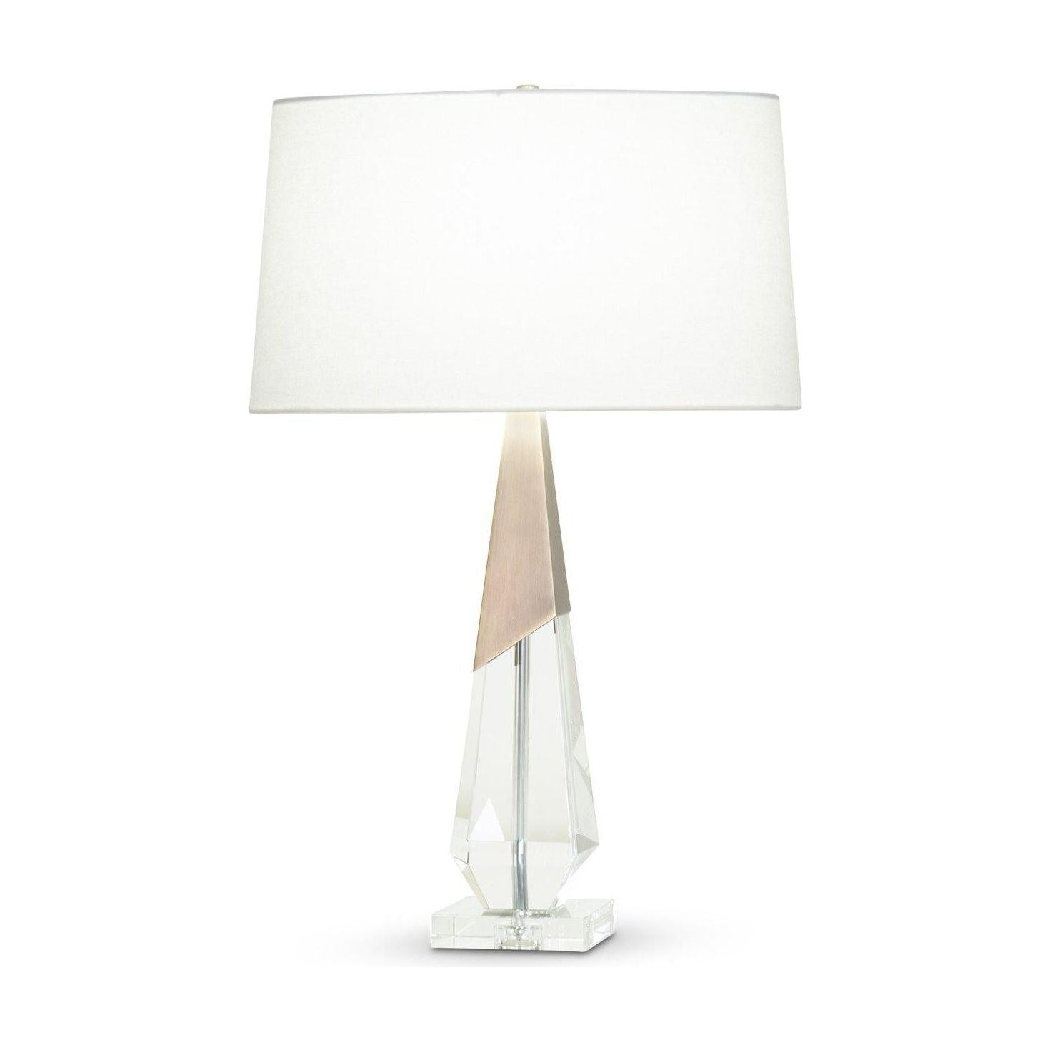 Crystal and Brass Table Lamp -  Canada